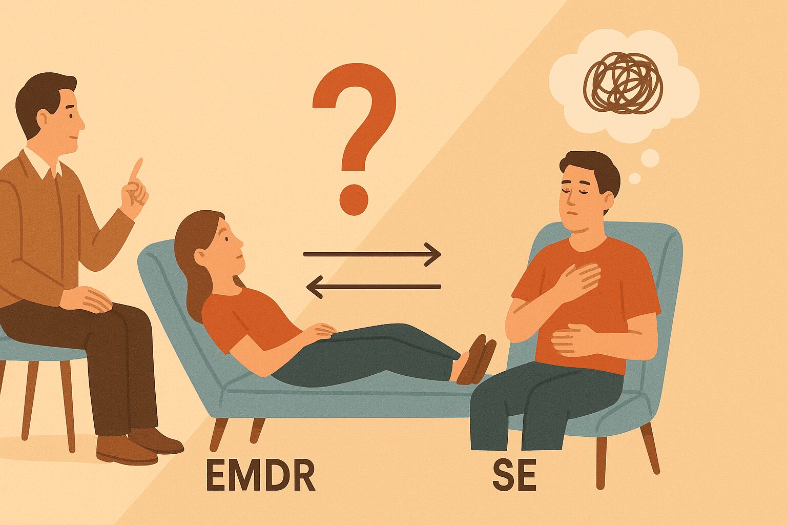 EMDR vs Somatic Experiencing